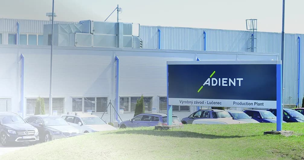 Adient Slovakia - výrobný závod v Lučenci po čistení